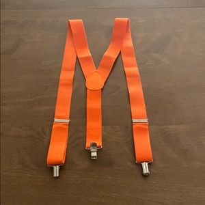 Orange suspenders